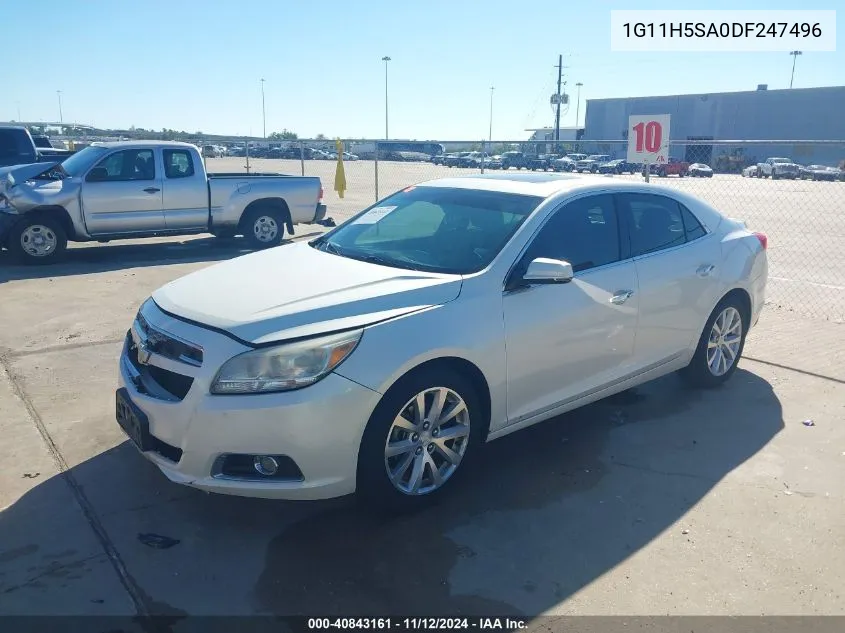 1G11H5SA0DF247496 2013 Chevrolet Malibu 1Lz