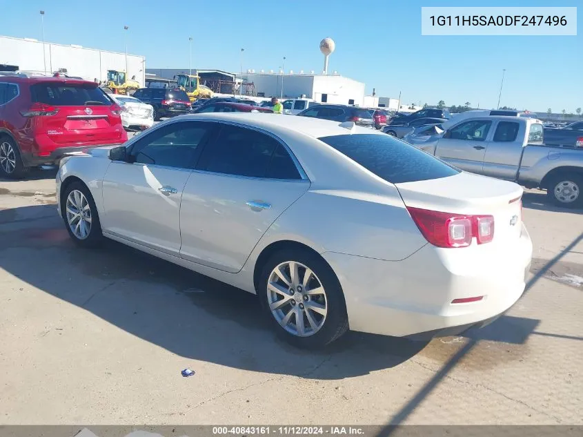 1G11H5SA0DF247496 2013 Chevrolet Malibu 1Lz