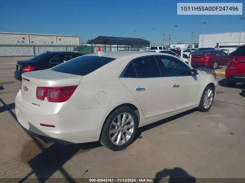 1G11H5SA0DF247496 2013 Chevrolet Malibu 1Lz