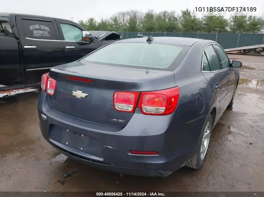 2013 Chevrolet Malibu 1Ls VIN: 1G11B5SA7DF174189 Lot: 40856425