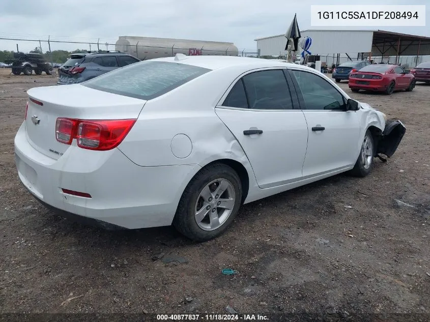 2013 Chevrolet Malibu 1Lt VIN: 1G11C5SA1DF208494 Lot: 40877837