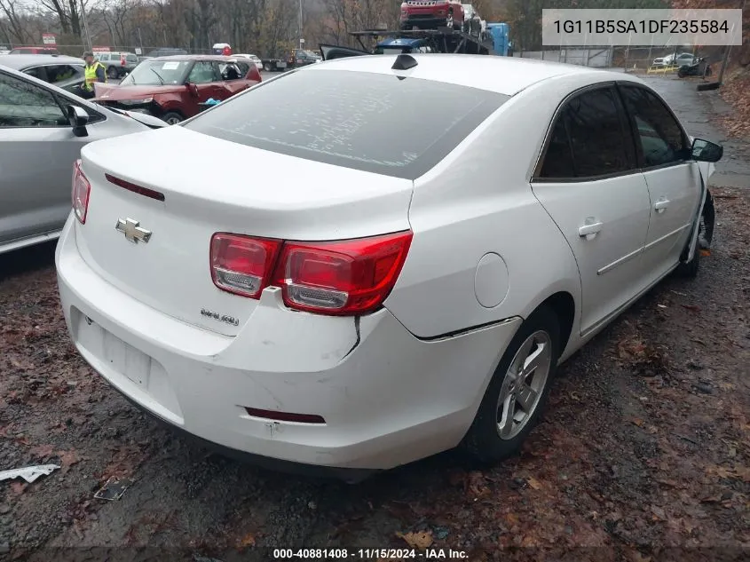 2013 Chevrolet Malibu 1Ls VIN: 1G11B5SA1DF235584 Lot: 40881408