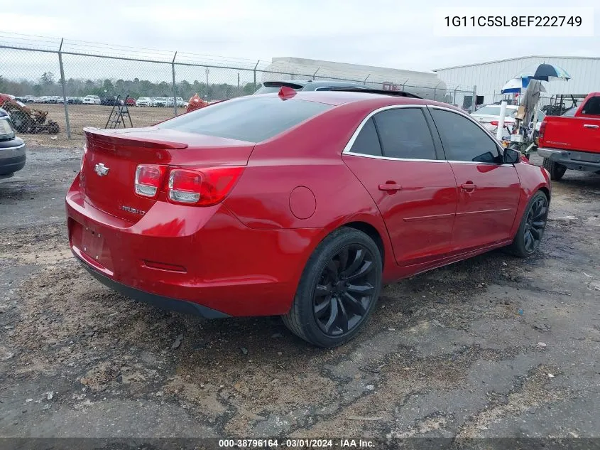 1G11C5SL8EF222749 2014 Chevrolet Malibu 1Lt