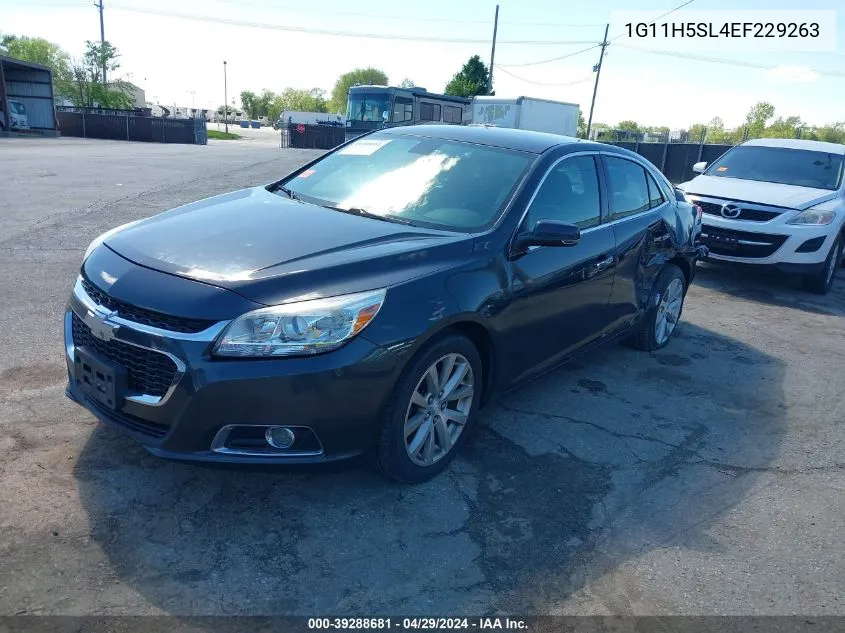 2014 Chevrolet Malibu 1Lz VIN: 1G11H5SL4EF229263 Lot: 39288681