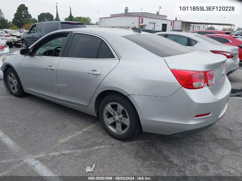 1G11B5SL3EF120228 2014 Chevrolet Malibu 1Ls