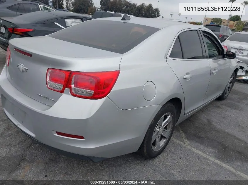 1G11B5SL3EF120228 2014 Chevrolet Malibu 1Ls