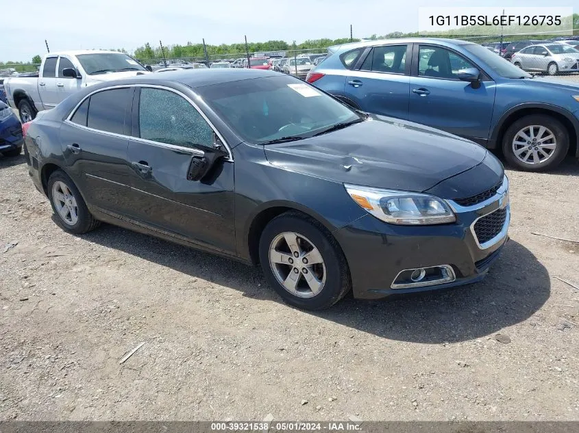 1G11B5SL6EF126735 2014 Chevrolet Malibu 1Ls