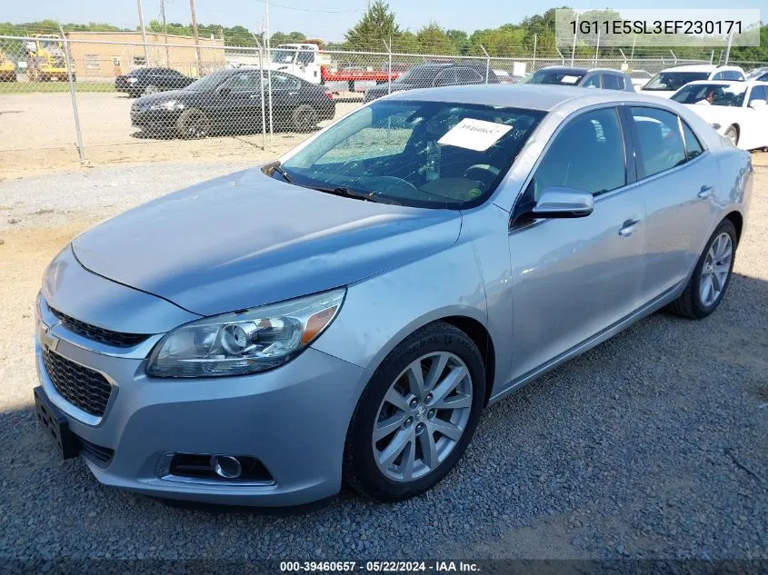 2014 Chevrolet Malibu 2Lt VIN: 1G11E5SL3EF230171 Lot: 39460657