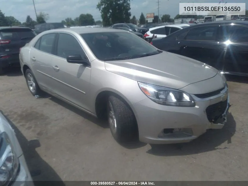 1G11B5SL0EF136550 2014 Chevrolet Malibu 1Ls