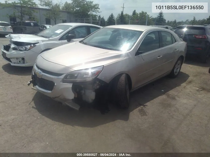 1G11B5SL0EF136550 2014 Chevrolet Malibu 1Ls