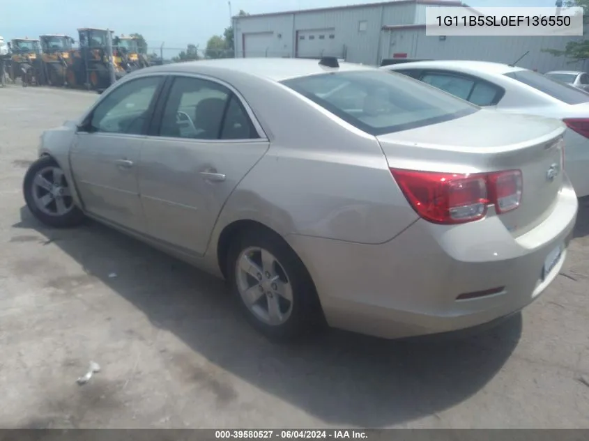 1G11B5SL0EF136550 2014 Chevrolet Malibu 1Ls