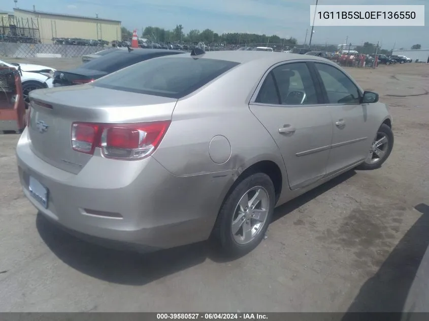 1G11B5SL0EF136550 2014 Chevrolet Malibu 1Ls