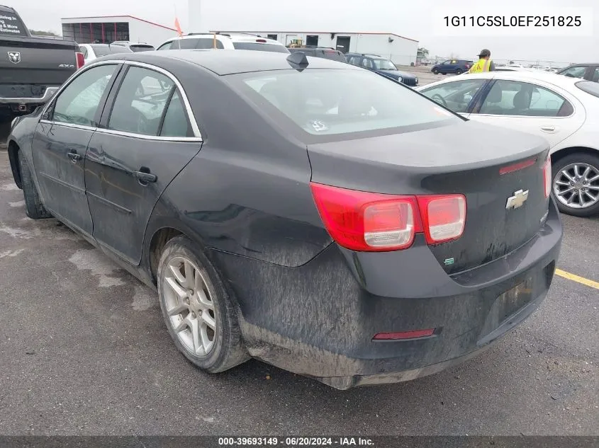 2014 Chevrolet Malibu 1Lt VIN: 1G11C5SL0EF251825 Lot: 39693149