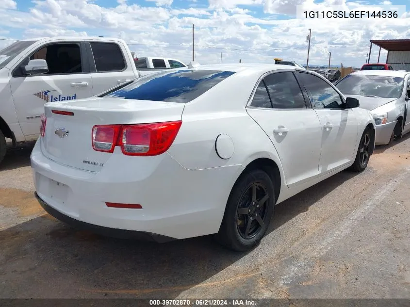 2014 Chevrolet Malibu 1Lt VIN: 1G11C5SL6EF144536 Lot: 39702870