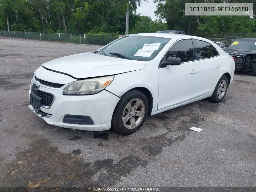 2014 Chevrolet Malibu 1Ls VIN: 1G11B5SL9EF165688 Lot: 39855212