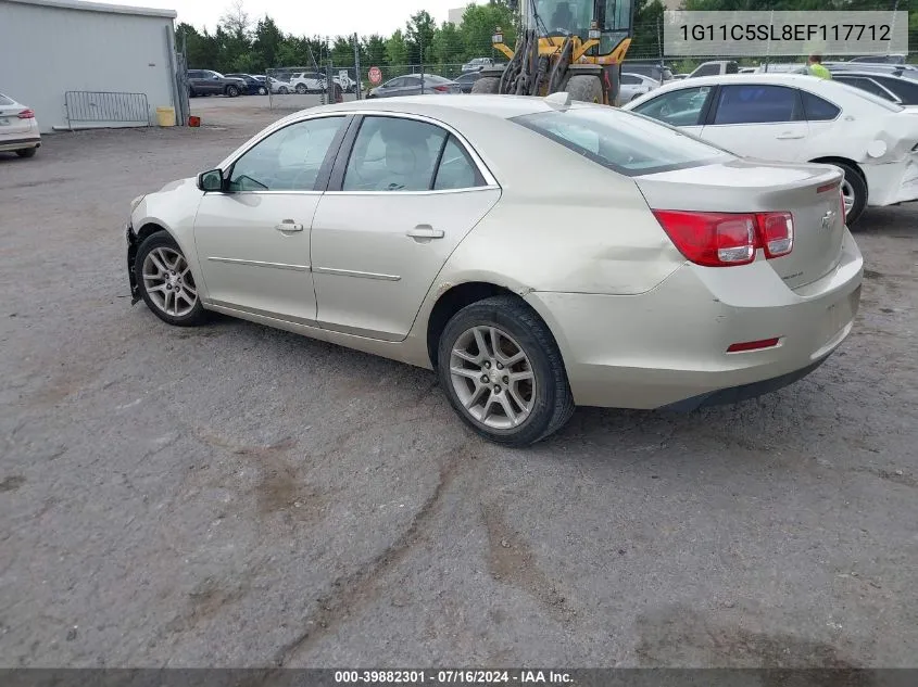 2014 Chevrolet Malibu 1Lt VIN: 1G11C5SL8EF117712 Lot: 39882301