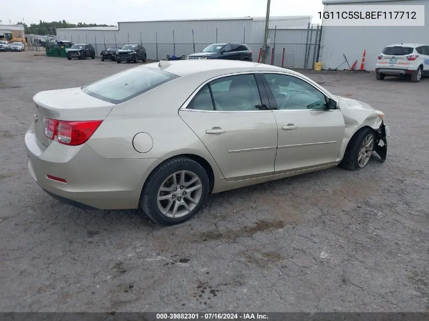 2014 Chevrolet Malibu 1Lt VIN: 1G11C5SL8EF117712 Lot: 39882301