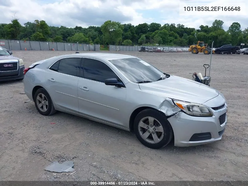 1G11B5SL2EF166648 2014 Chevrolet Malibu 1Ls