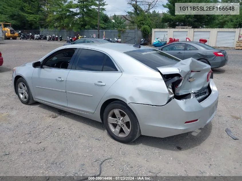 1G11B5SL2EF166648 2014 Chevrolet Malibu 1Ls