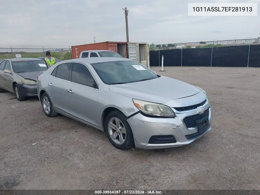 2014 Chevrolet Malibu 1Fl VIN: 1G11A5SL7EF281913 Lot: 39934397