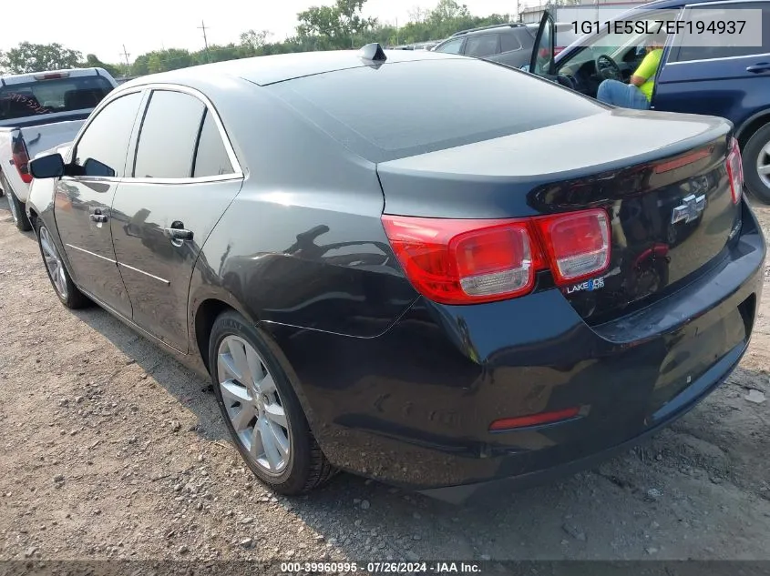 2014 Chevrolet Malibu 2Lt VIN: 1G11E5SL7EF194937 Lot: 39960995