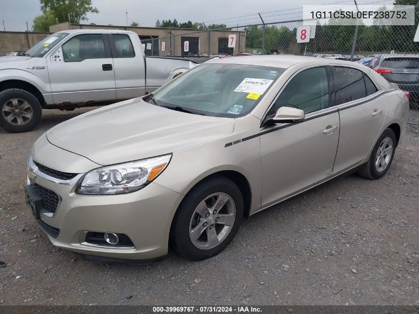 2014 Chevrolet Malibu 1Lt VIN: 1G11C5SL0EF238752 Lot: 39969767