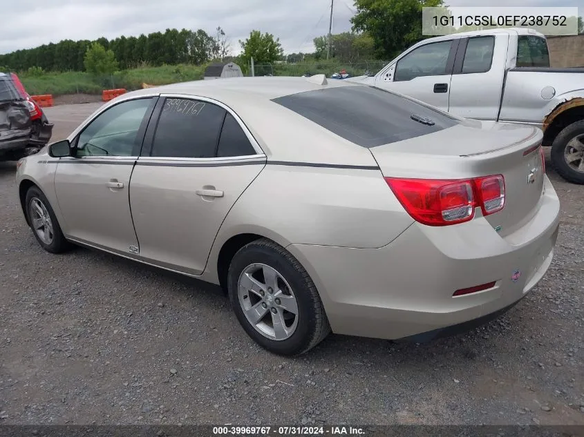 2014 Chevrolet Malibu 1Lt VIN: 1G11C5SL0EF238752 Lot: 39969767