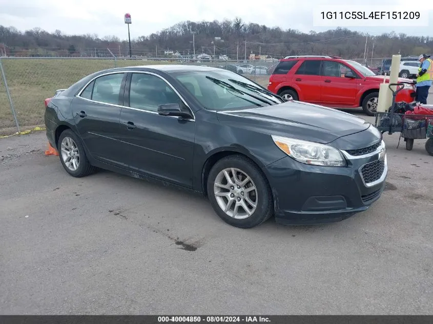 1G11C5SL4EF151209 2014 Chevrolet Malibu 1Lt