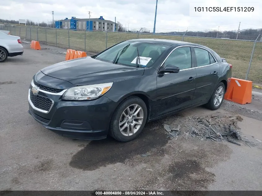 1G11C5SL4EF151209 2014 Chevrolet Malibu 1Lt