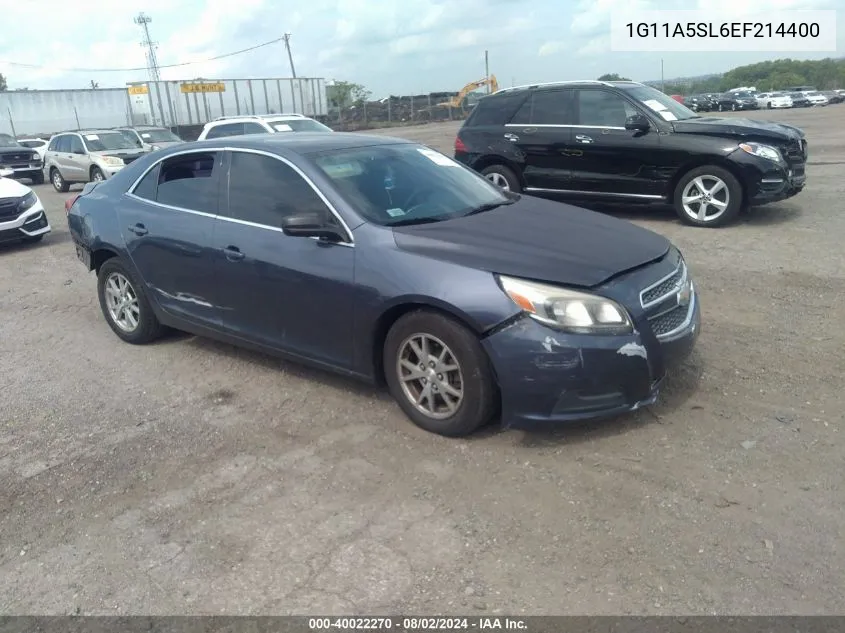 2014 Chevrolet Malibu 1Fl VIN: 1G11A5SL6EF214400 Lot: 40022270