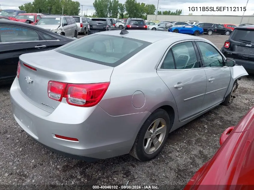 1G11B5SL5EF112115 2014 Chevrolet Malibu 1Ls