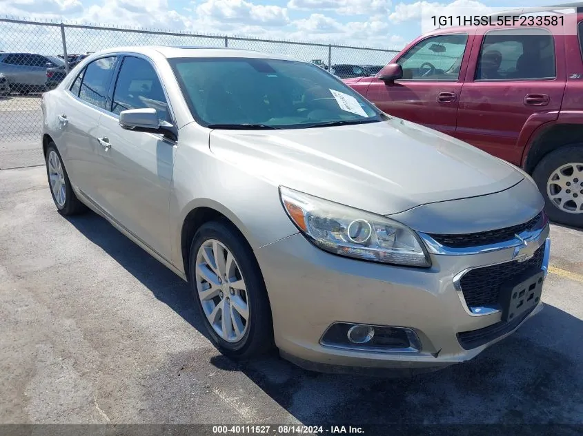 2014 Chevrolet Malibu 1Lz VIN: 1G11H5SL5EF233581 Lot: 40111527