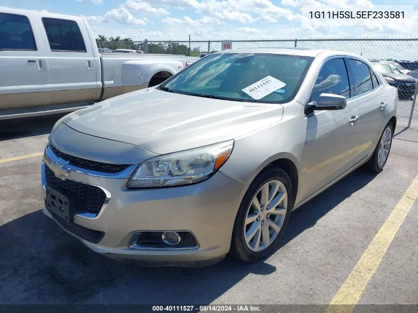 2014 Chevrolet Malibu 1Lz VIN: 1G11H5SL5EF233581 Lot: 40111527