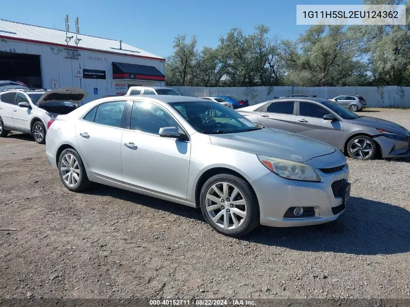 2014 Chevrolet Malibu 1Lz VIN: 1G11H5SL2EU124362 Lot: 40152711