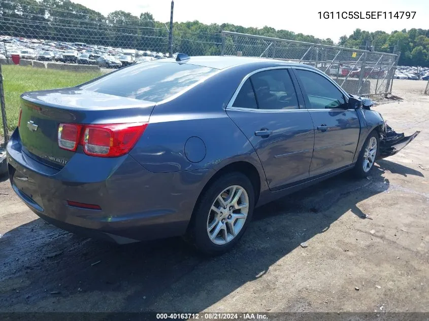 2014 Chevrolet Malibu 1Lt VIN: 1G11C5SL5EF114797 Lot: 40163712