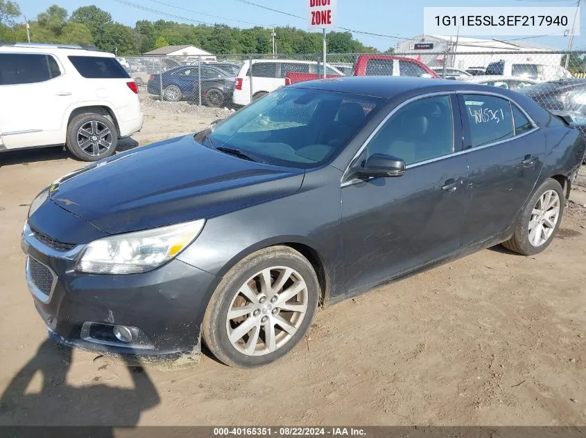 2014 Chevrolet Malibu 2Lt VIN: 1G11E5SL3EF217940 Lot: 40165351