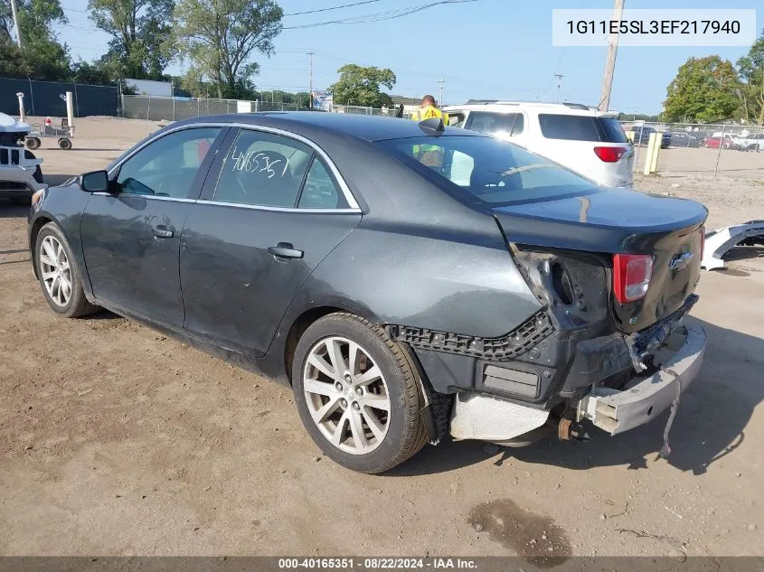 2014 Chevrolet Malibu 2Lt VIN: 1G11E5SL3EF217940 Lot: 40165351