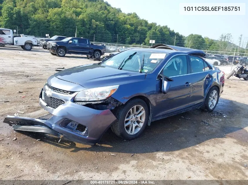 2014 Chevrolet Malibu 1Lt VIN: 1G11C5SL6EF185751 Lot: 40178721