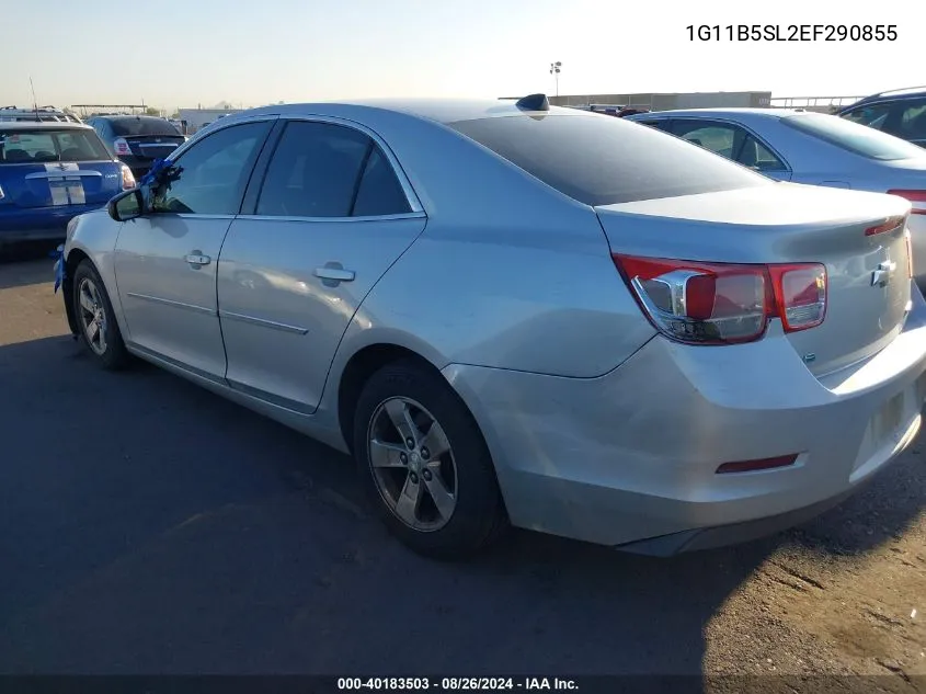 2014 Chevrolet Malibu 1Ls VIN: 1G11B5SL2EF290855 Lot: 40183503