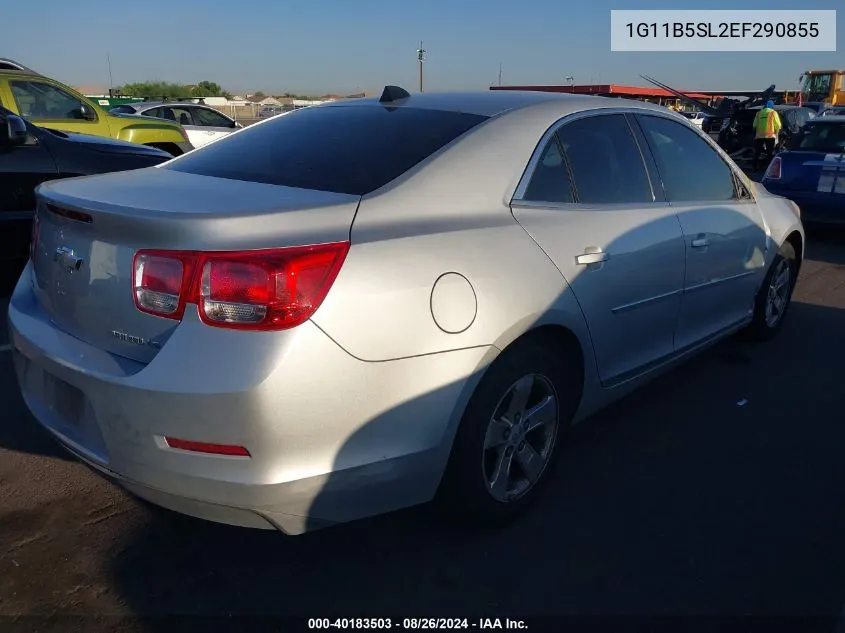 2014 Chevrolet Malibu 1Ls VIN: 1G11B5SL2EF290855 Lot: 40183503