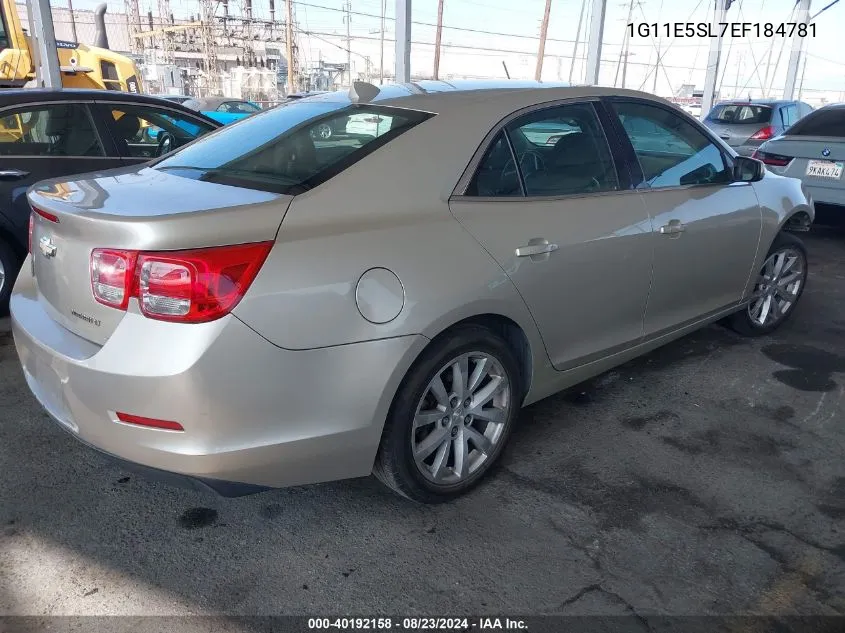 2014 Chevrolet Malibu 2Lt VIN: 1G11E5SL7EF184781 Lot: 40192158