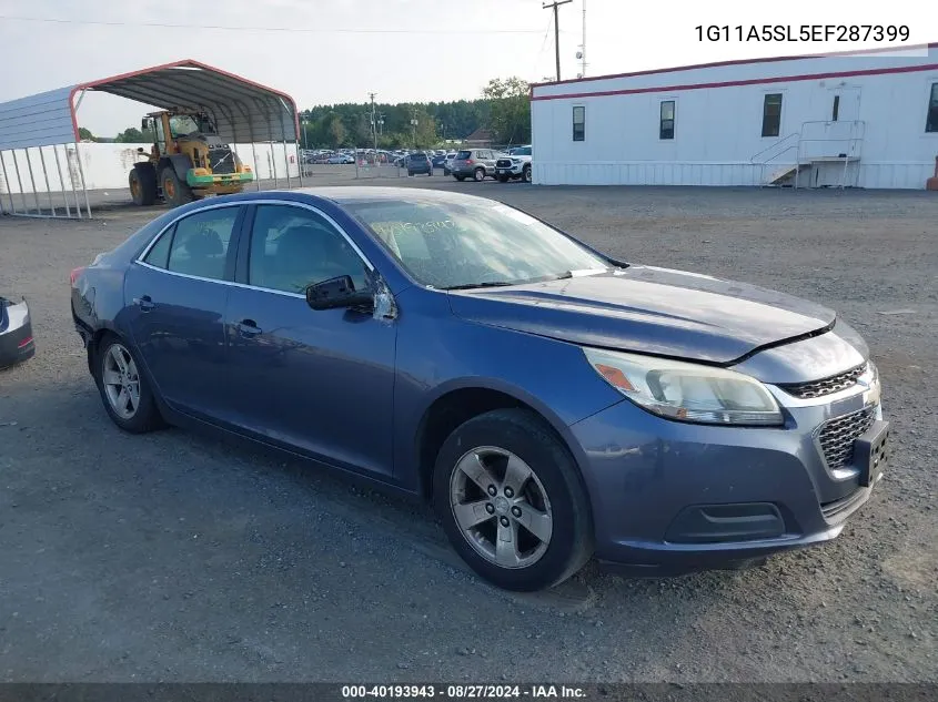 2014 Chevrolet Malibu 1Fl VIN: 1G11A5SL5EF287399 Lot: 40193943