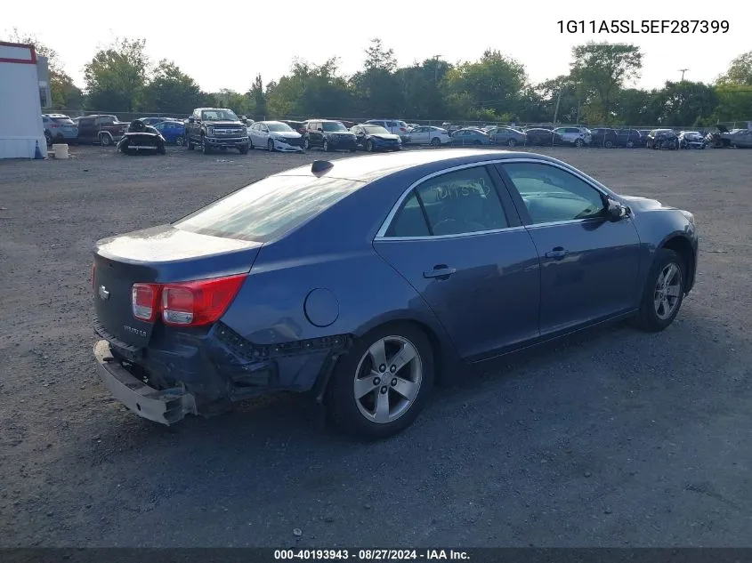 2014 Chevrolet Malibu 1Fl VIN: 1G11A5SL5EF287399 Lot: 40193943