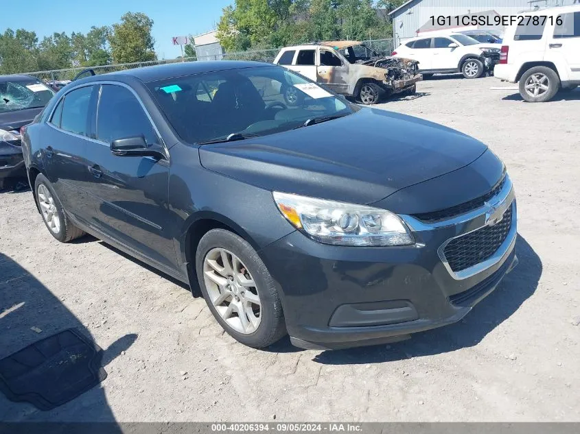 2014 Chevrolet Malibu 1Lt VIN: 1G11C5SL9EF278716 Lot: 40206394