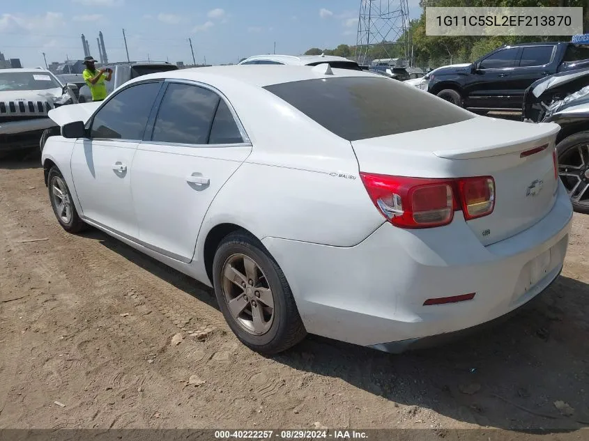 2014 Chevrolet Malibu 1Lt VIN: 1G11C5SL2EF213870 Lot: 40222257