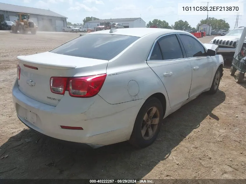 2014 Chevrolet Malibu 1Lt VIN: 1G11C5SL2EF213870 Lot: 40222257