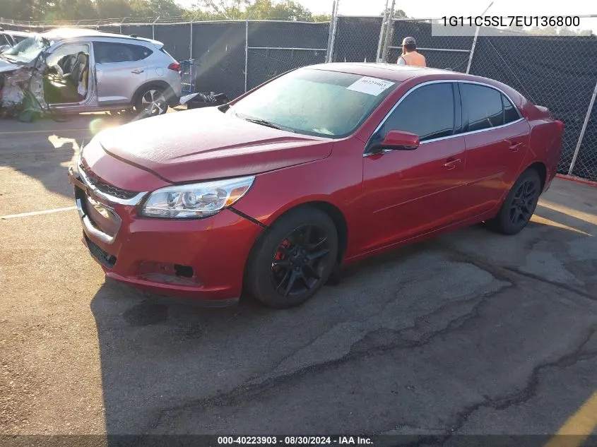 2014 Chevrolet Malibu 1Lt VIN: 1G11C5SL7EU136800 Lot: 40223903