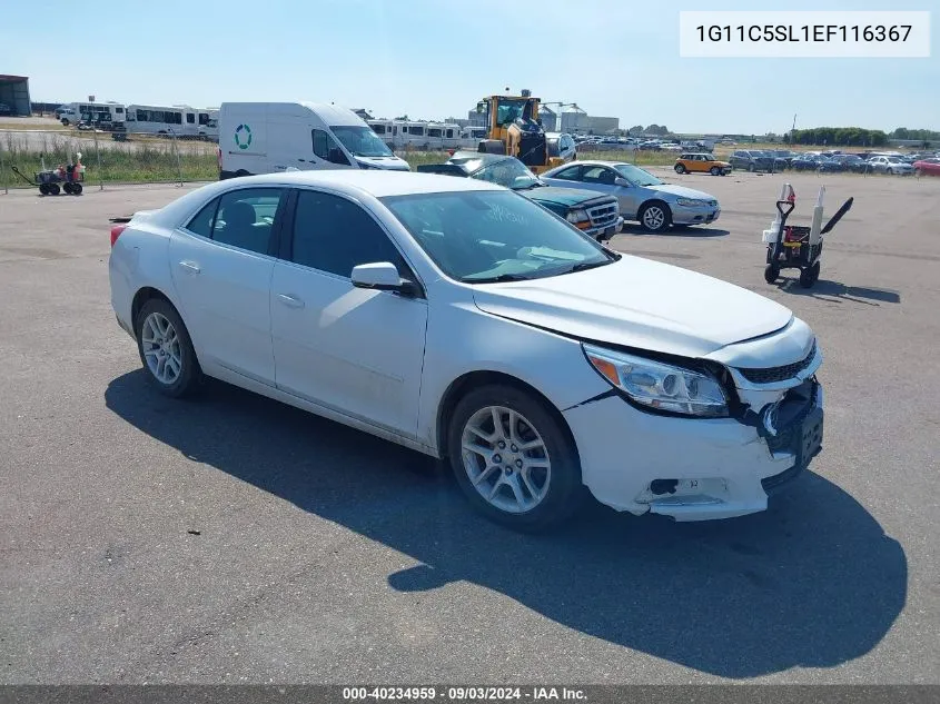 2014 Chevrolet Malibu 1Lt VIN: 1G11C5SL1EF116367 Lot: 40234959