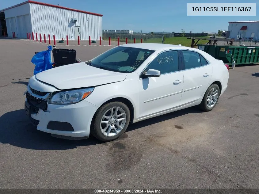 2014 Chevrolet Malibu 1Lt VIN: 1G11C5SL1EF116367 Lot: 40234959