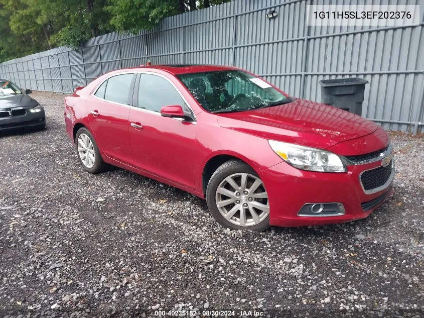 2014 Chevrolet Malibu 1Lz VIN: 1G11H5SL3EF202376 Lot: 40235152